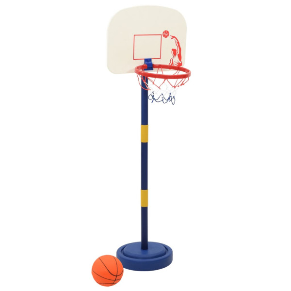Canasta de baloncesto ajustable con pelota y bomba 90/121 cm D