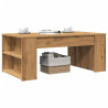 Mesa de centro madera ingeniería roble artesanal 102x55x42cm 1