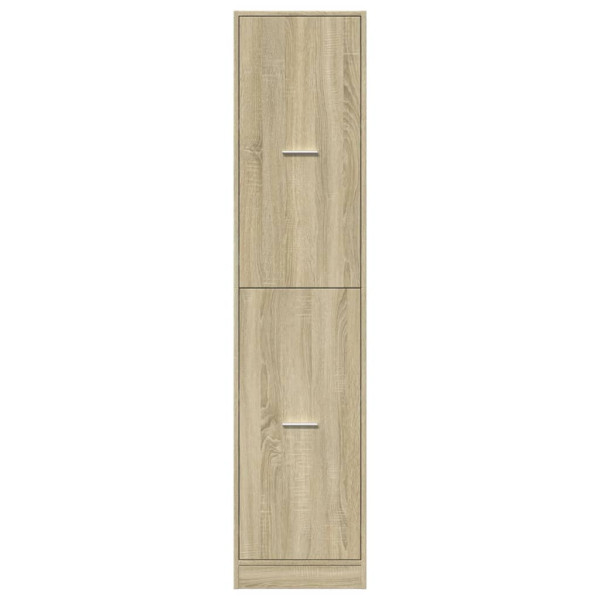 Armario botiquín madera ingeniería roble Sonoma 40x41x174.5 cm M 5