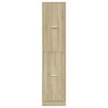 Armario botiquín madera ingeniería roble Sonoma 40x41x174.5 cm 5