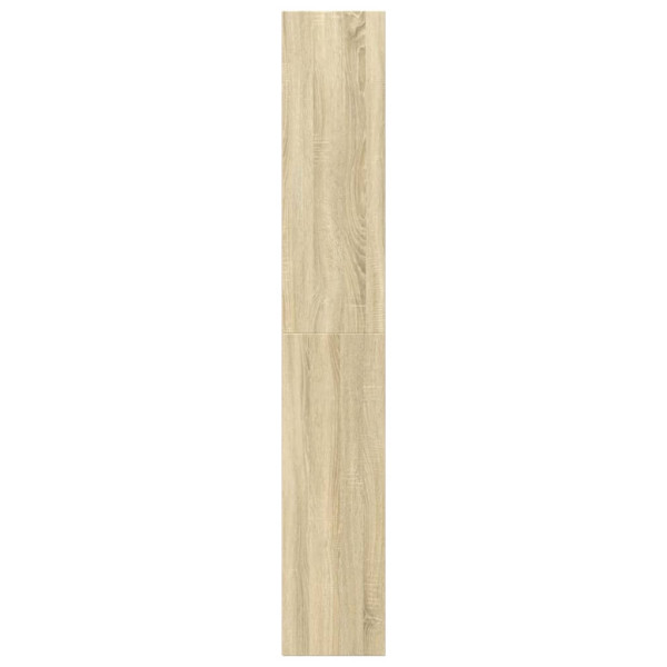 Estantería de madera de ingeniería roble Sonoma 40x30x189 cm M 5
