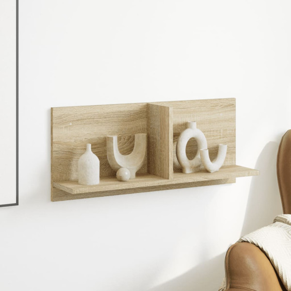 Armario de pared madera ingeniería roble sonoma 70x16.5x30 cm M 3