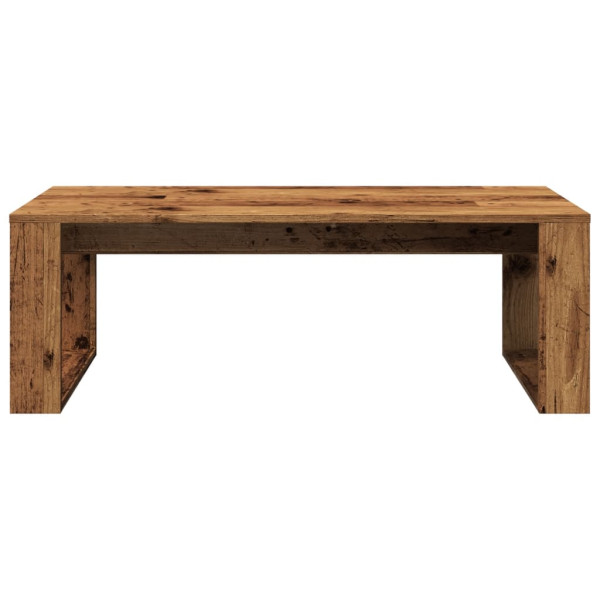 Mesa de centro madera de ingeniería envejecida 102x50x35 cm M 4