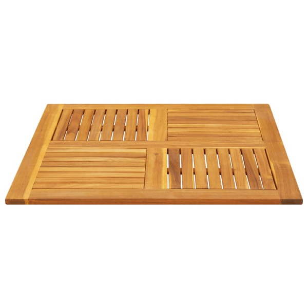 Tablero de mesa cuadrado madera maciza de acacia 90x90x2.2 cm M 5