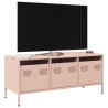 Móvel de TV 101.5x39x43.5 cm aço laminado a frio rosa 1