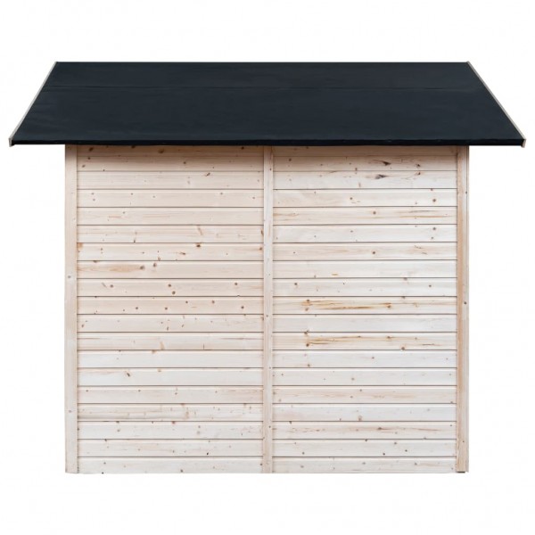 Caseta de almacenamiento de jardín de madera 226x248x218 cm M 3