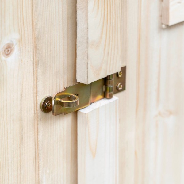 Caseta de almacenamiento de jardín de madera 226x248x218 cm M 5