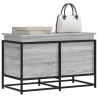 Caja de almacenaje con tapa madera gris Sonoma 80x40x51.5 cm 1