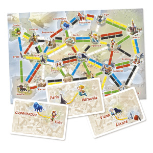 Juego de mesa ¡aventureros al tren! el primer viaje pegi 6 H