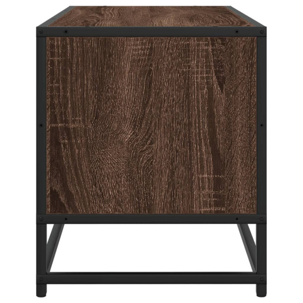 Móvel p/ TV 80x34.5x40cm deriv. madeira/metal carvalho castanho M 5