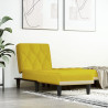Chaise longue veludo amarelo 1