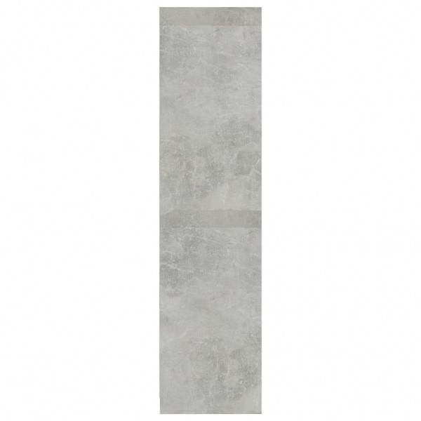 Armario de madera contrachapada gris hormigón 100x50x200 cm M 5