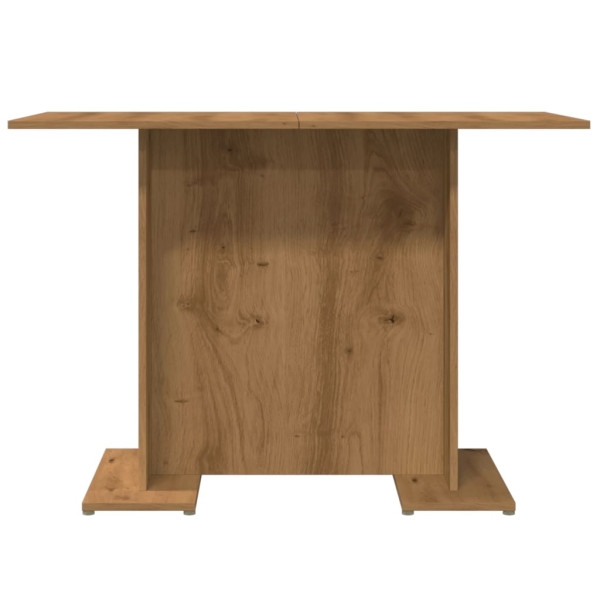 Mesa de comedor madera ingeniería roble artisan 110x60x75 cm M 5