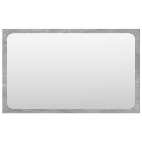 Set muebles de baño 2 piezas madera contrachapada gris hormigón M 5