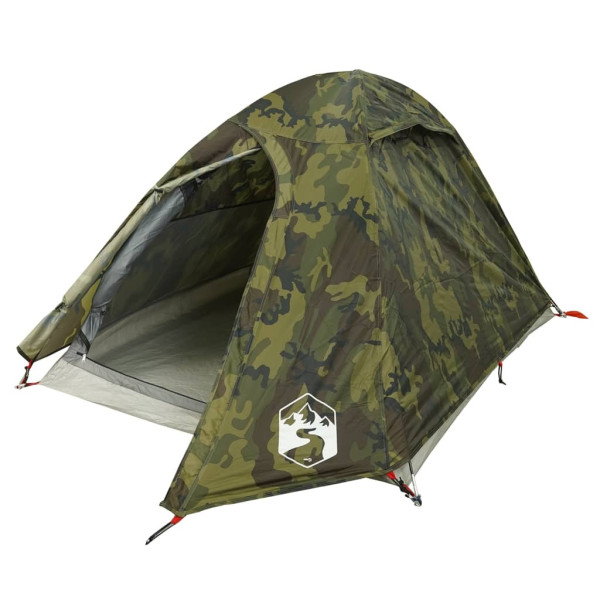 Tenda de campismo cúpula p/ 2 pessoas impermeável camuflagem M 4
