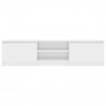 Móvel para TV 140x40x35.5cm derivados madeira branco brilhante 4