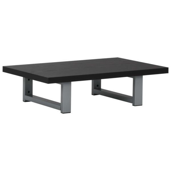 Conjunto de muebles de baño 2 piezas cerámica negro M 3