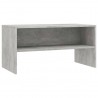 Mueble de TV madera contrachapada gris hormigón 80x40x40 cm 2