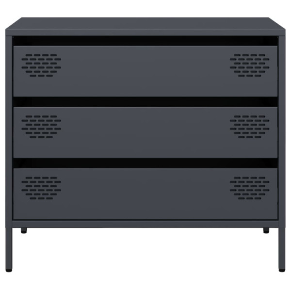 Aparador 68x39x58.5 cm aço laminado a frio antracite M 5