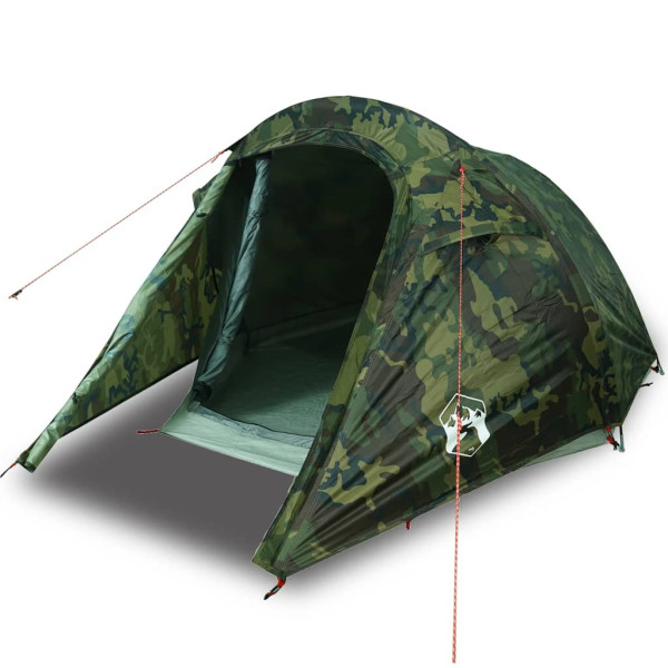 Tienda de campaña túnel para 3 personas impermeable camuflaje M 2