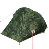 Tenda de campismo túnel para 3 pessoas impermeável camuflado 5