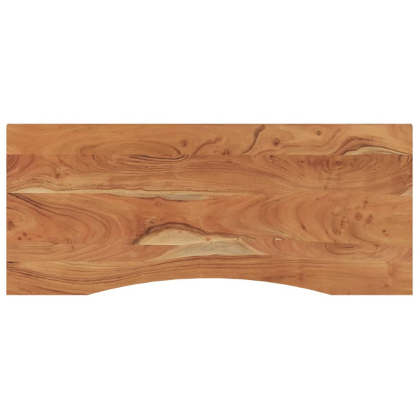 Tablero de escritorio rectangular madera acacia 110x50x2.5 cm M 2