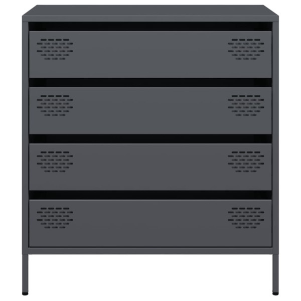 Aparador de acero laminado en frío antracita 68x39x73.5 cm M 5