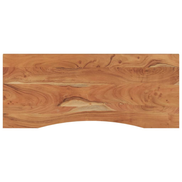 Placa de mesa retangular madeira acacia 140x60x2.5 cm M 2