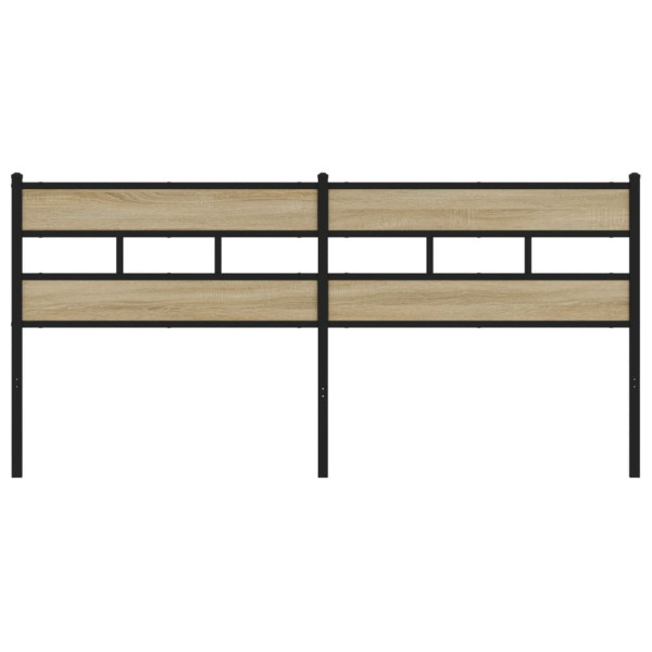 Cabeceira de cama 193cm derivados madeira/ferro carvalho sonoma M 3