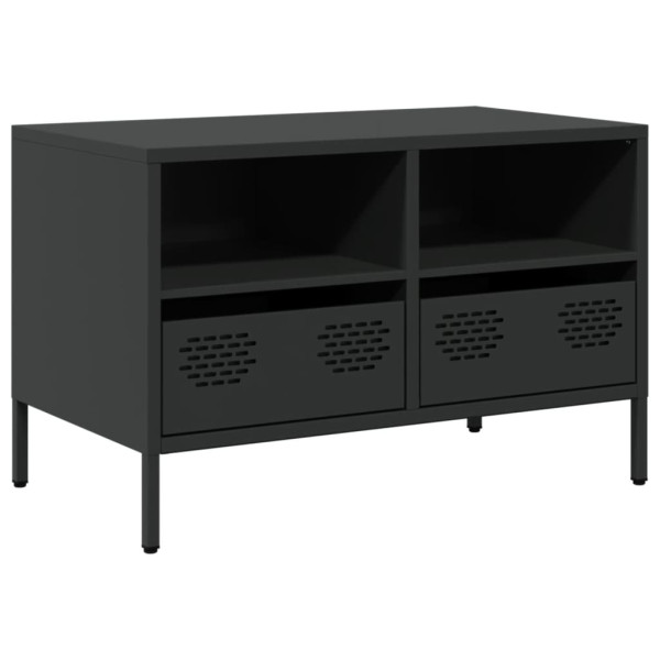 Mueble para TV acero laminado en frío negro 68x39x43.5 cm M 2
