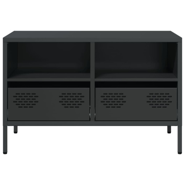 Mueble para TV acero laminado en frío negro 68x39x43.5 cm M 5