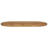 Tampo de mesa oval 110x50x3.8 cm madeira de mangueira maciça 3