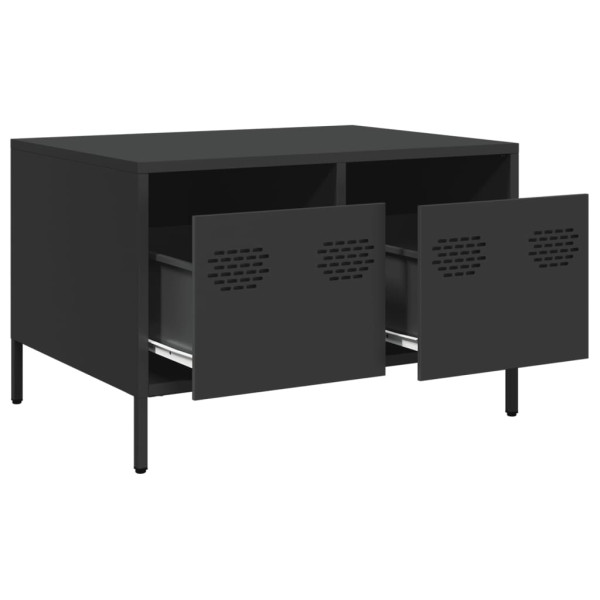 Mueble para TV acero laminado en frío negro 68x50x43.5 cm M 5