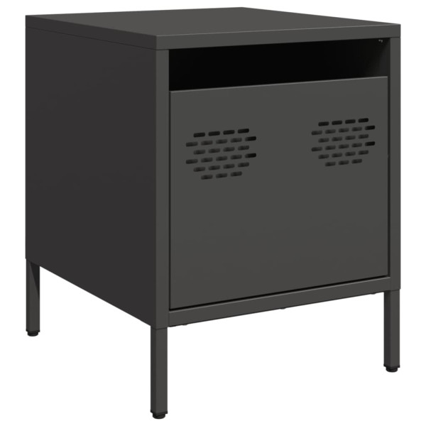 Mesa de cabeceira 35x39x43.5 cm aço preto M 2