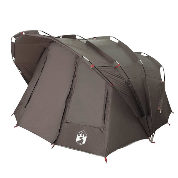 Tienda de pesca para 5 personas impermeable marrón M 5