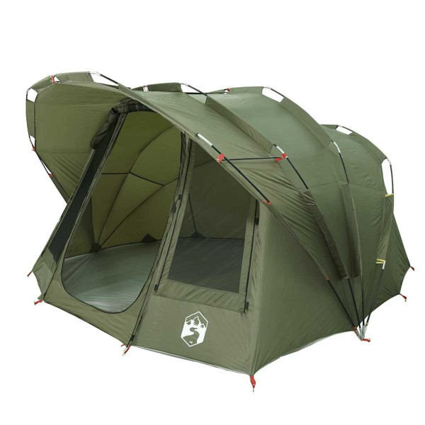 Tienda de pesca 5 personas impermeable verde oliva M 4