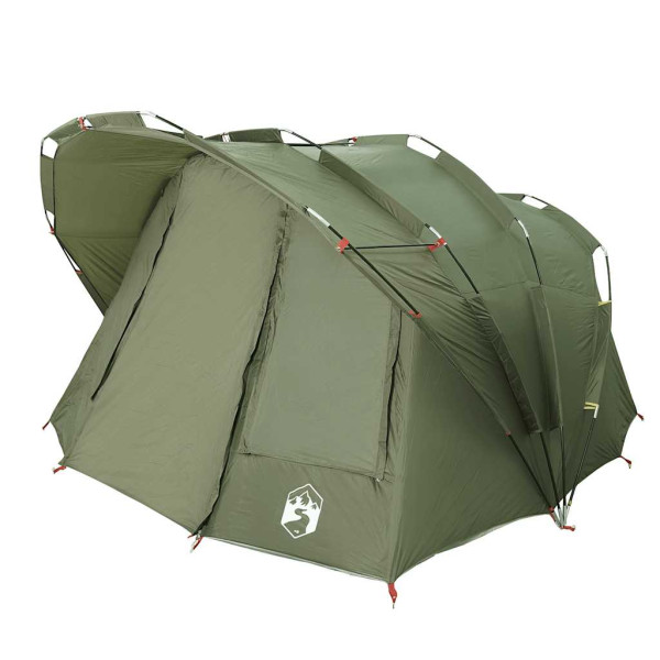 Tienda de pesca 5 personas impermeable verde oliva M 5