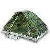 Tenda de campismo cúpula p/ 2 pessoas impermeável camuflagem 2