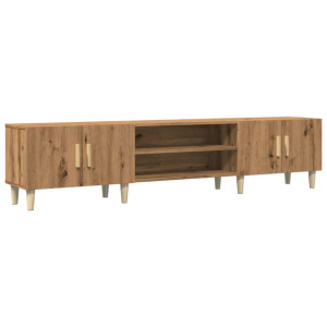Mueble de TV madera de ingeniería roble artisan 180x31.5x40 cm H