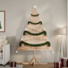 Árbol de Navidad de adorno madera maciza 180 cm 1