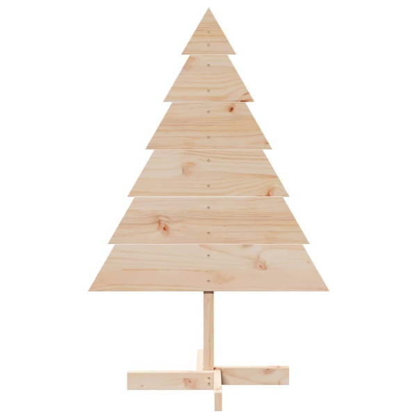 Árbol de Navidad de adorno madera maciza 110 cm M 3