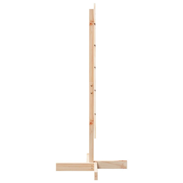 Árbol de Navidad de adorno madera maciza 110 cm M 4