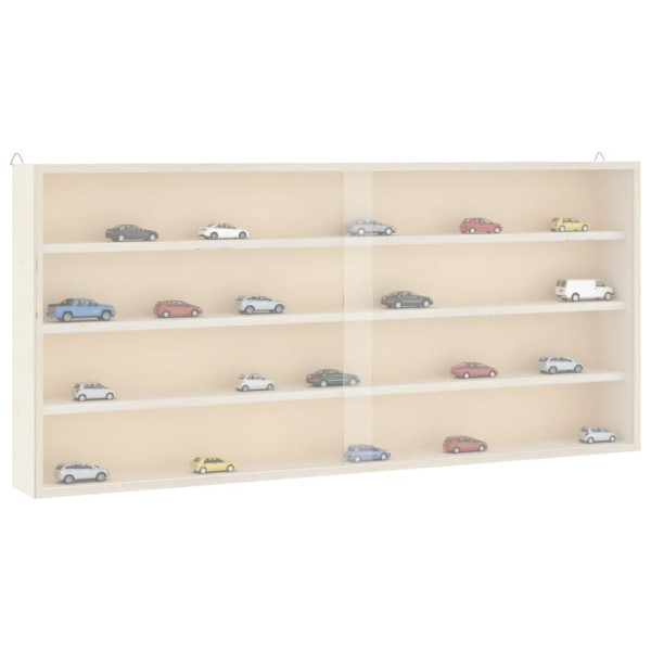 Vitrina de pared con puertas 80x8.5x37 cm D