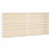 Vitrina de pared con puertas 80x8.5x37 cm 2