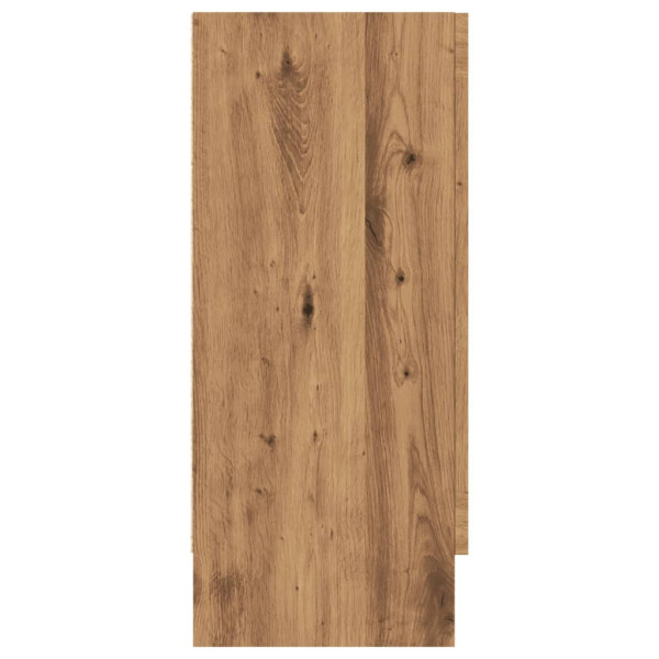 Aparador de madera de ingeniería roble artisan 120x30.5x70 cm M 5