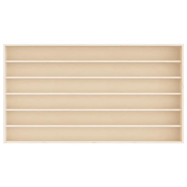 Mueble expositor de pared con 6 estantes 80x8.5x55 cm M 4