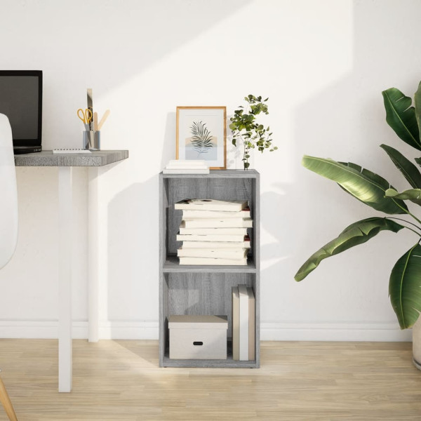 Estantería de madera de ingeniería gris Sonoma 40x30x77 cm M 3