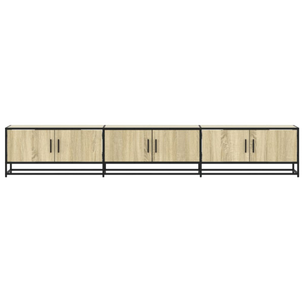 Mueble para TV madera de ingeniería roble Sonoma 240x35x41 cm M 4