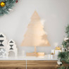 Árbol de Navidad de adorno madera maciza 70 cm 1