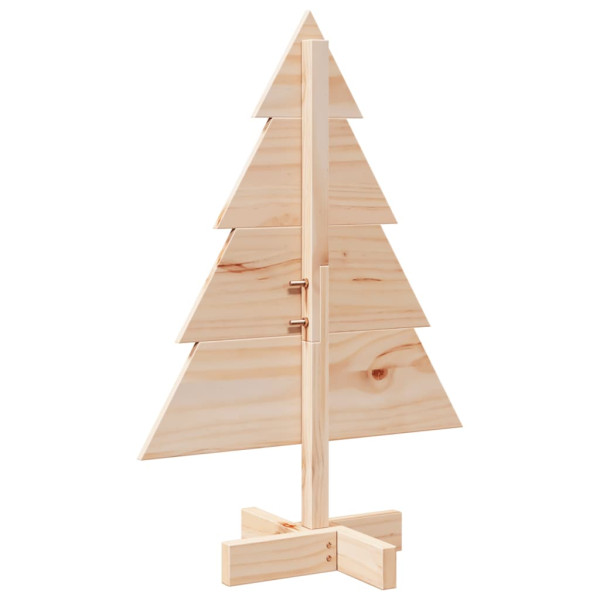 Árbol de Navidad de adorno madera maciza 70 cm M 5